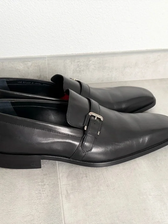 Bally Black Leather Monk Strap Oxfords - Picture 3 of 7